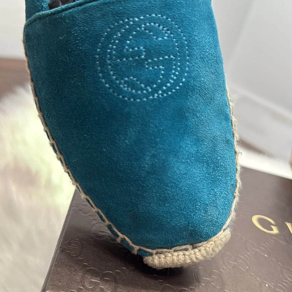 GUCCI Pilar Espadrilles In Deep Cobalt
